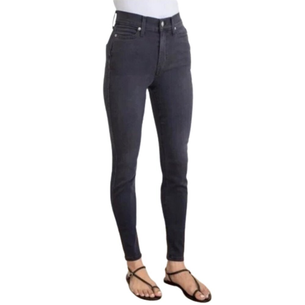 AYR The Riser 11 inch High Rise Skinny Jeans Black 28 x 26 #7961